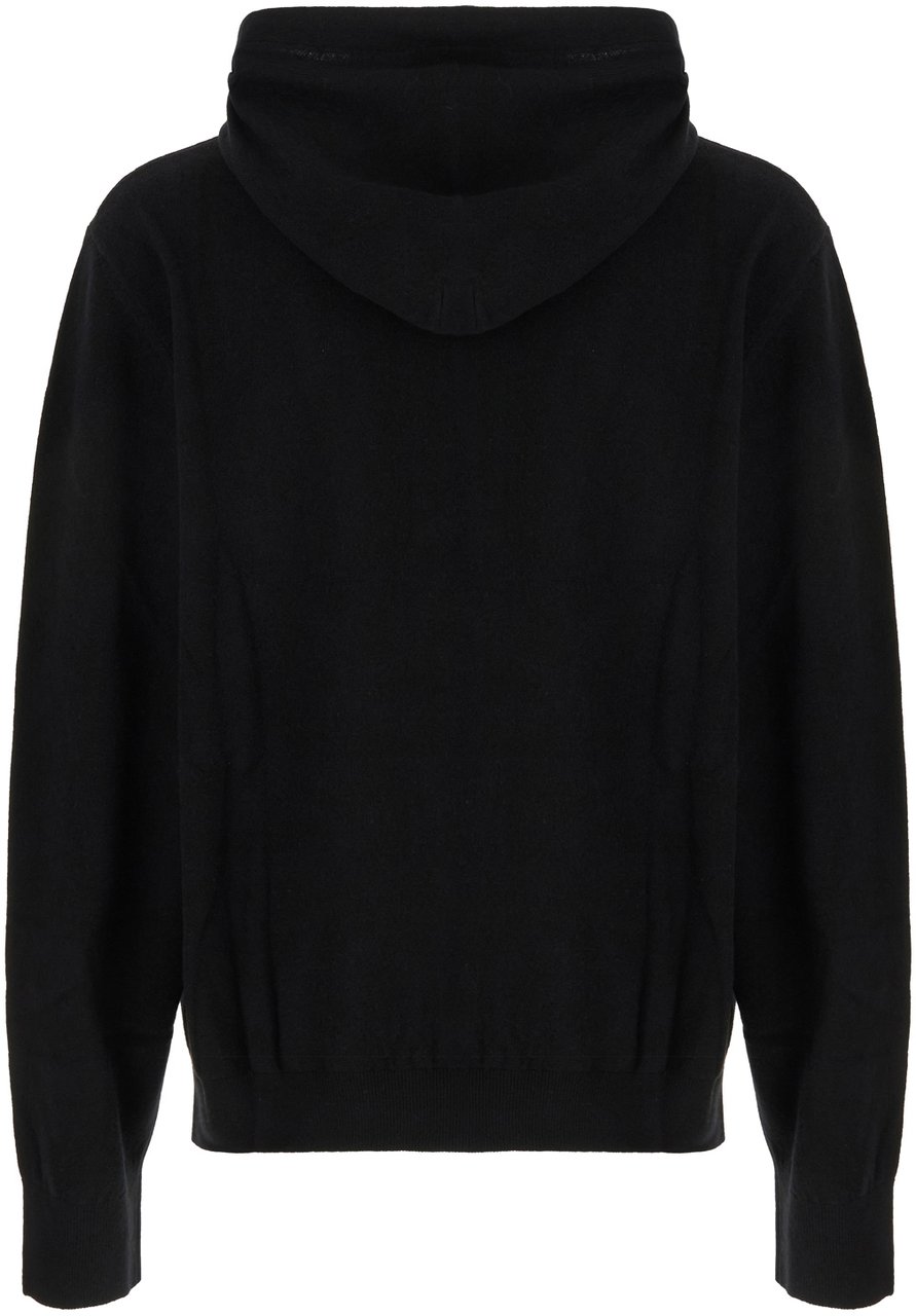 Givenchy Black wool and cashmere sweatshirt Zwart