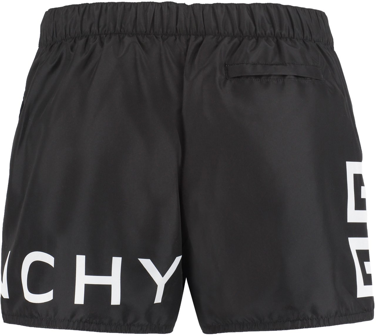 Givenchy Logo print swim shorts Zwart