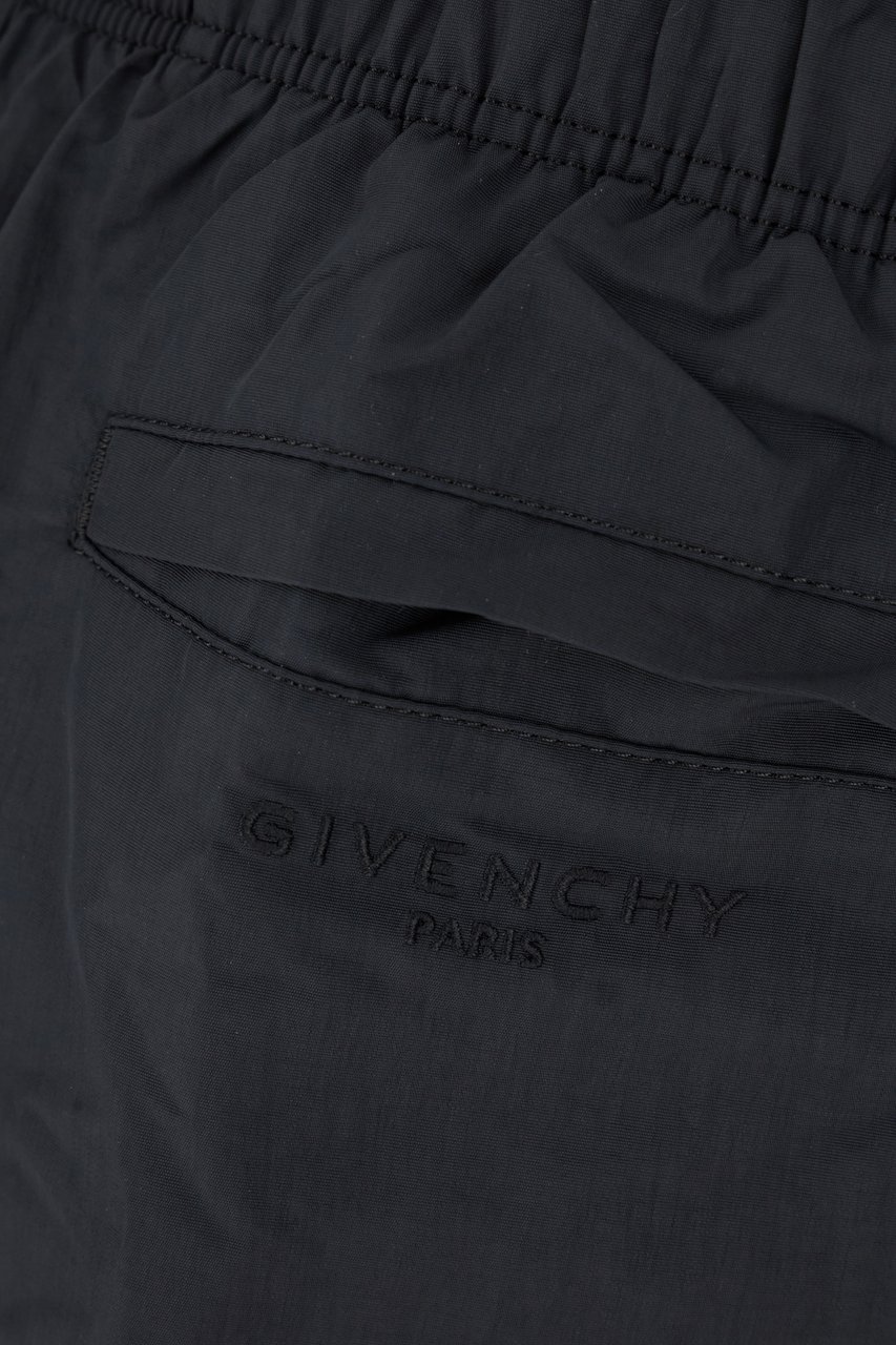 Givenchy Black nylon swimming shorts Zwart