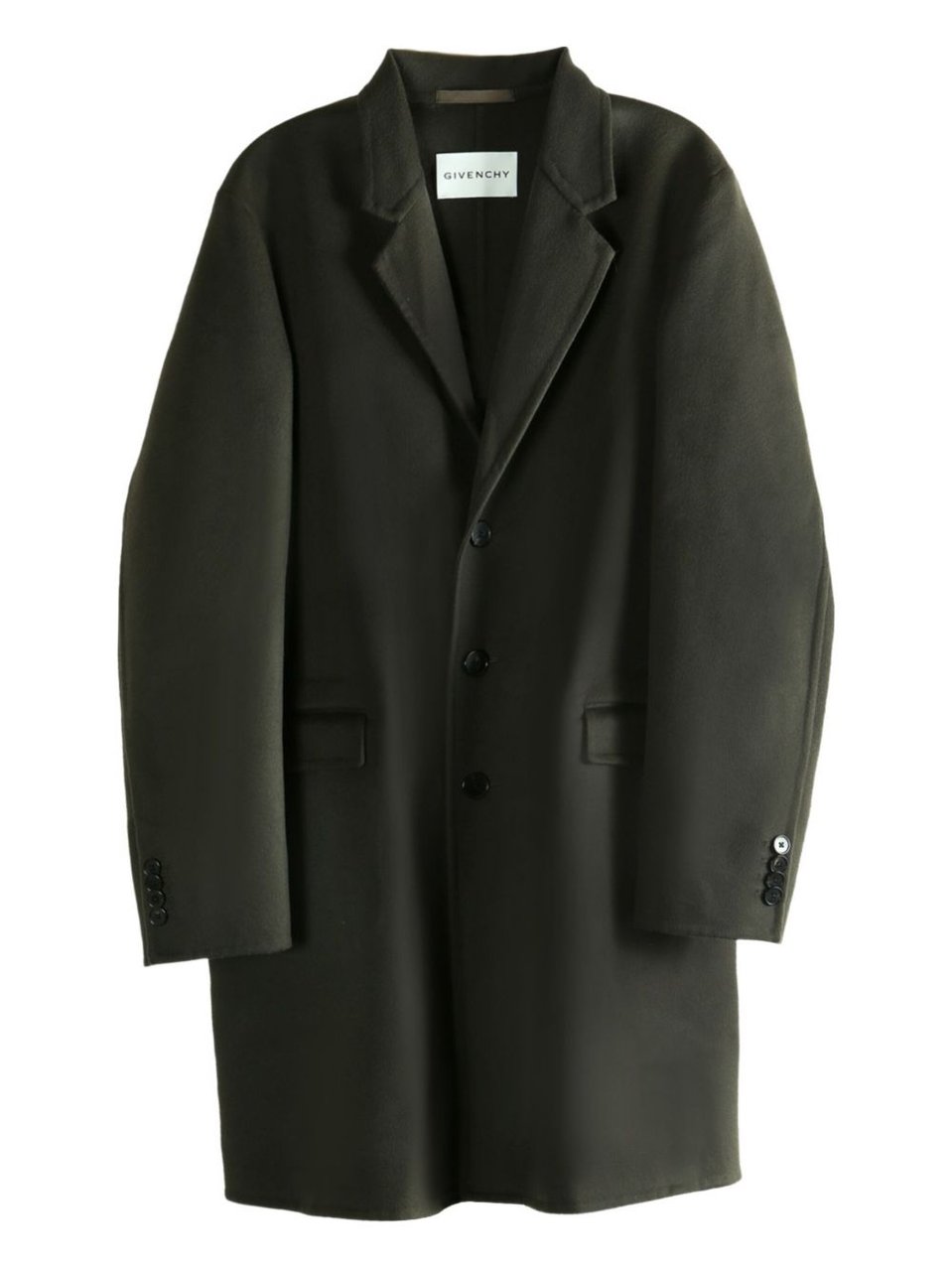 Givenchy Coats Kaki Donkergroen