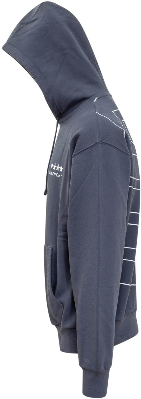 Givenchy Felpa Givenchy 4G Stars in Cotone Blauw