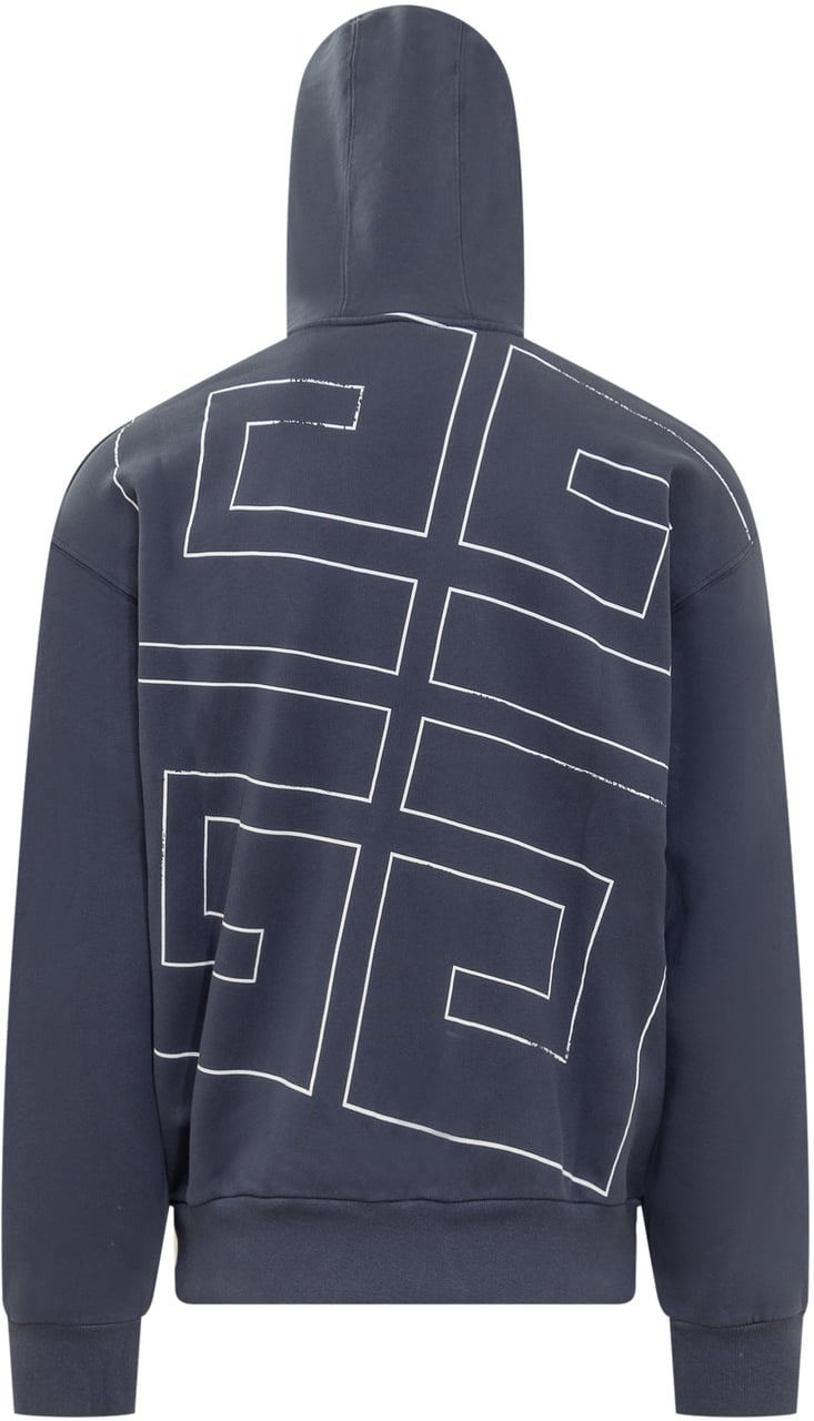 Givenchy Felpa Givenchy 4G Stars in Cotone Blauw