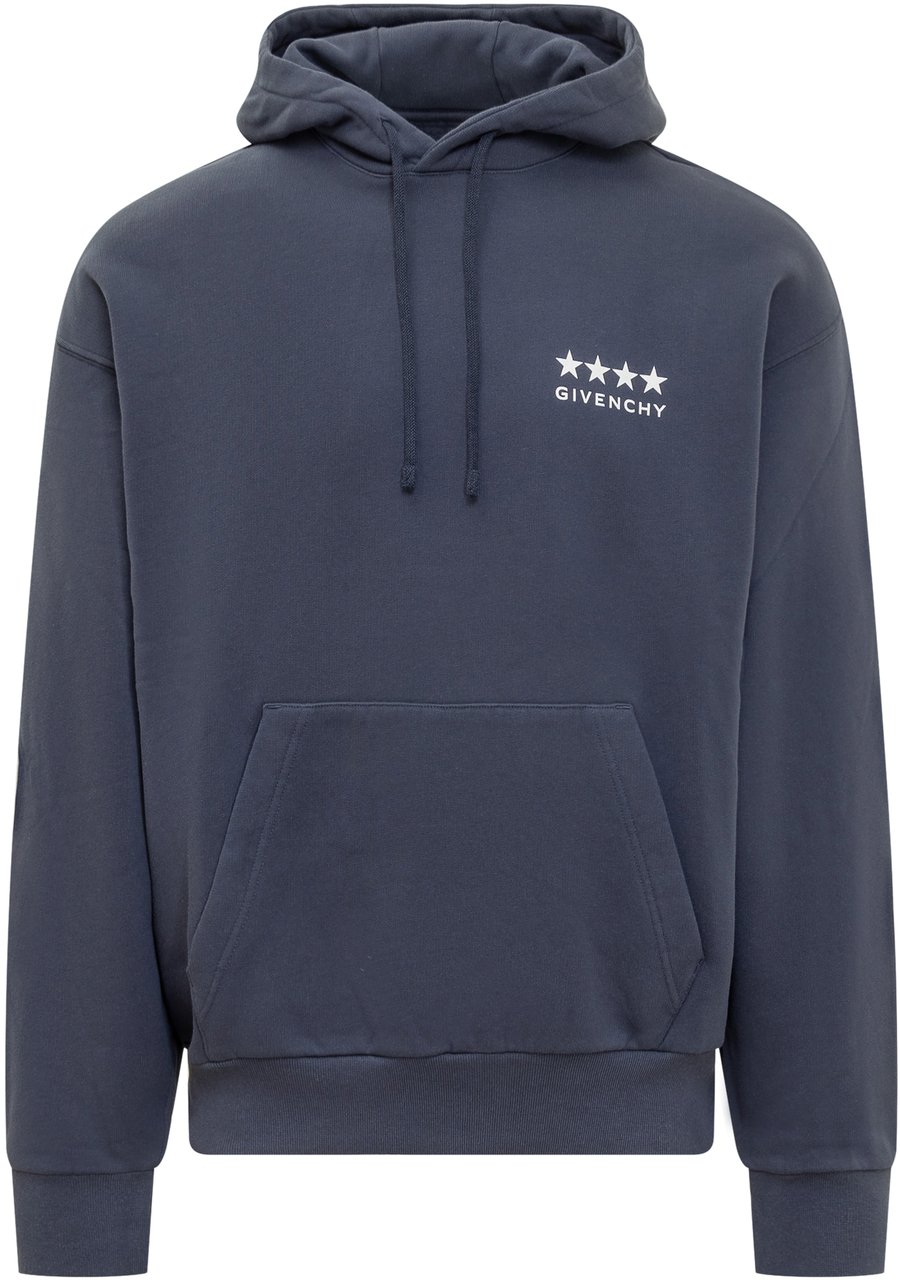 Givenchy Felpa Givenchy 4G Stars in Cotone Blauw