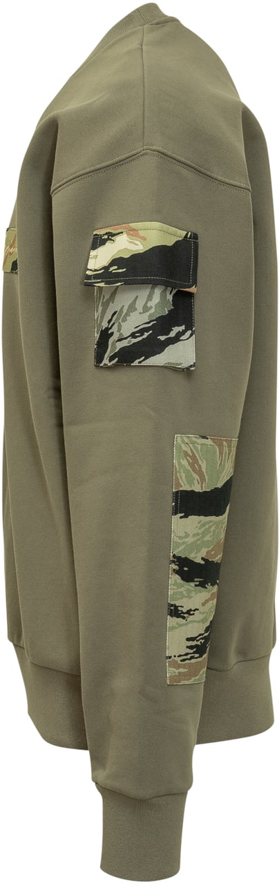 Givenchy Felpa con Logo Groen