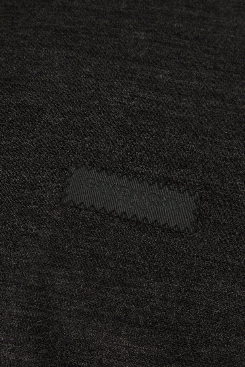 Givenchy Charcoal wool blend sweatshirt Zwart