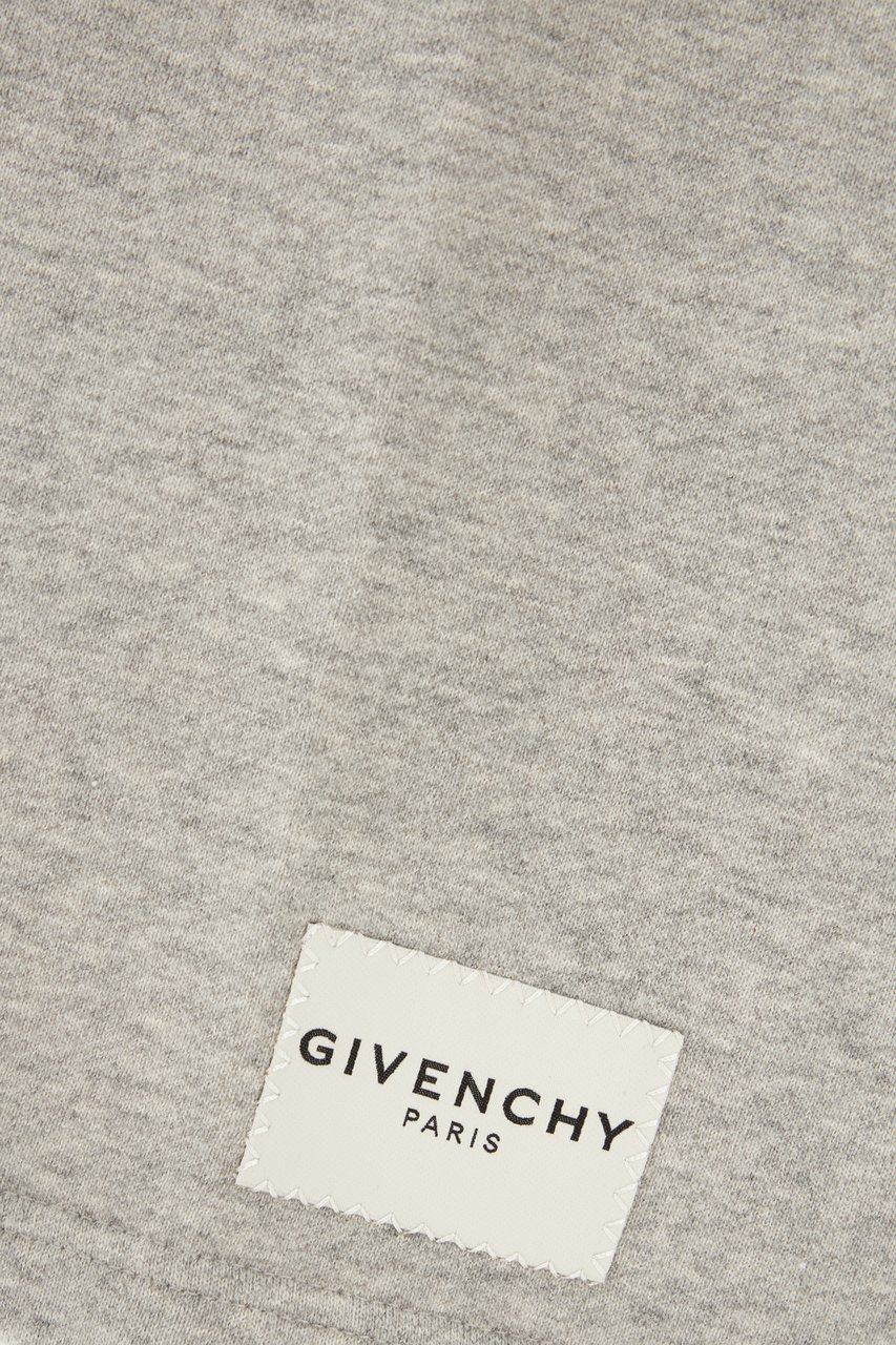 Givenchy Melange grey cotton sweatshirt Grijs