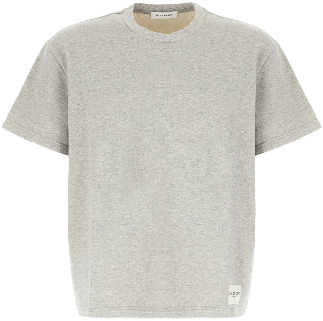 Givenchy Melange grey cotton sweatshirt Grijs