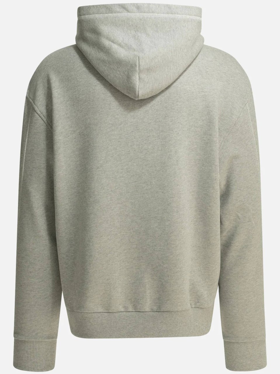 Givenchy Couture Seam Contrast-Stitched Grey Hoodie Grijs