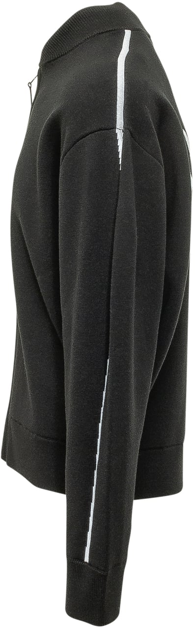 Givenchy Givenchy Black stretch wool blend sweatshirt Zwart