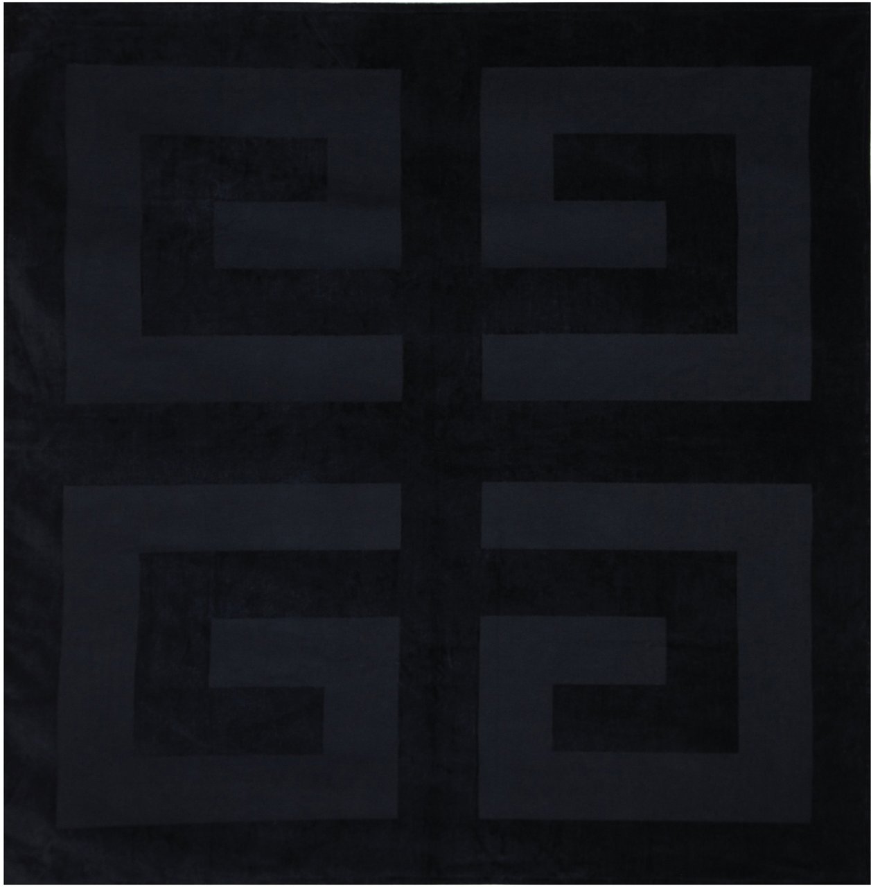 Givenchy Cotton beach towel Zwart