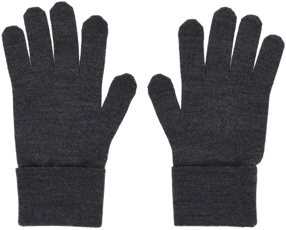 Givenchy 4g Embroidered Logo Gloves Grijs