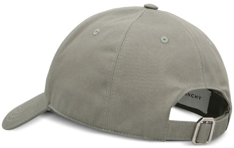 Givenchy Sage Green Cotton Visor Grijs
