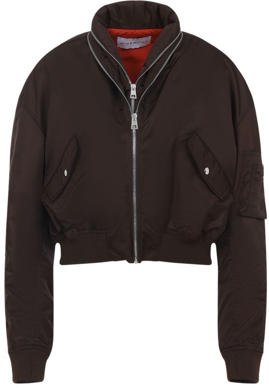 Givenchy Coats Brown Bruin