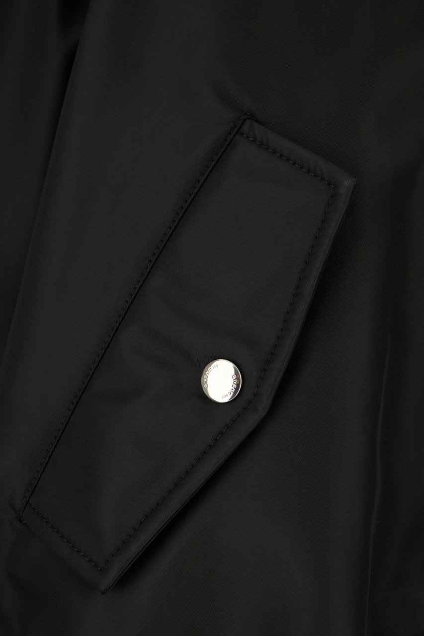 Givenchy Givenchy Black polyester padded jacket Zwart