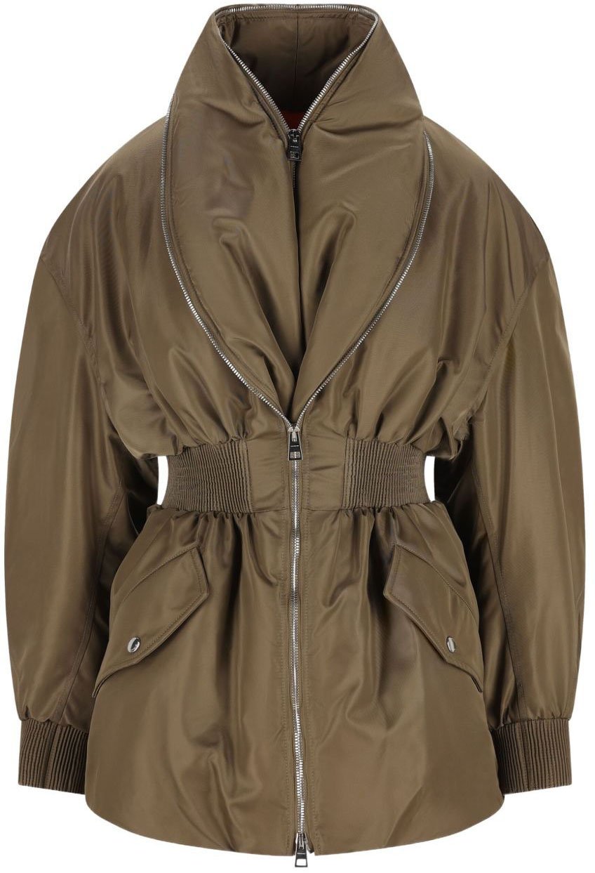 Givenchy Coats Khaki Bruin