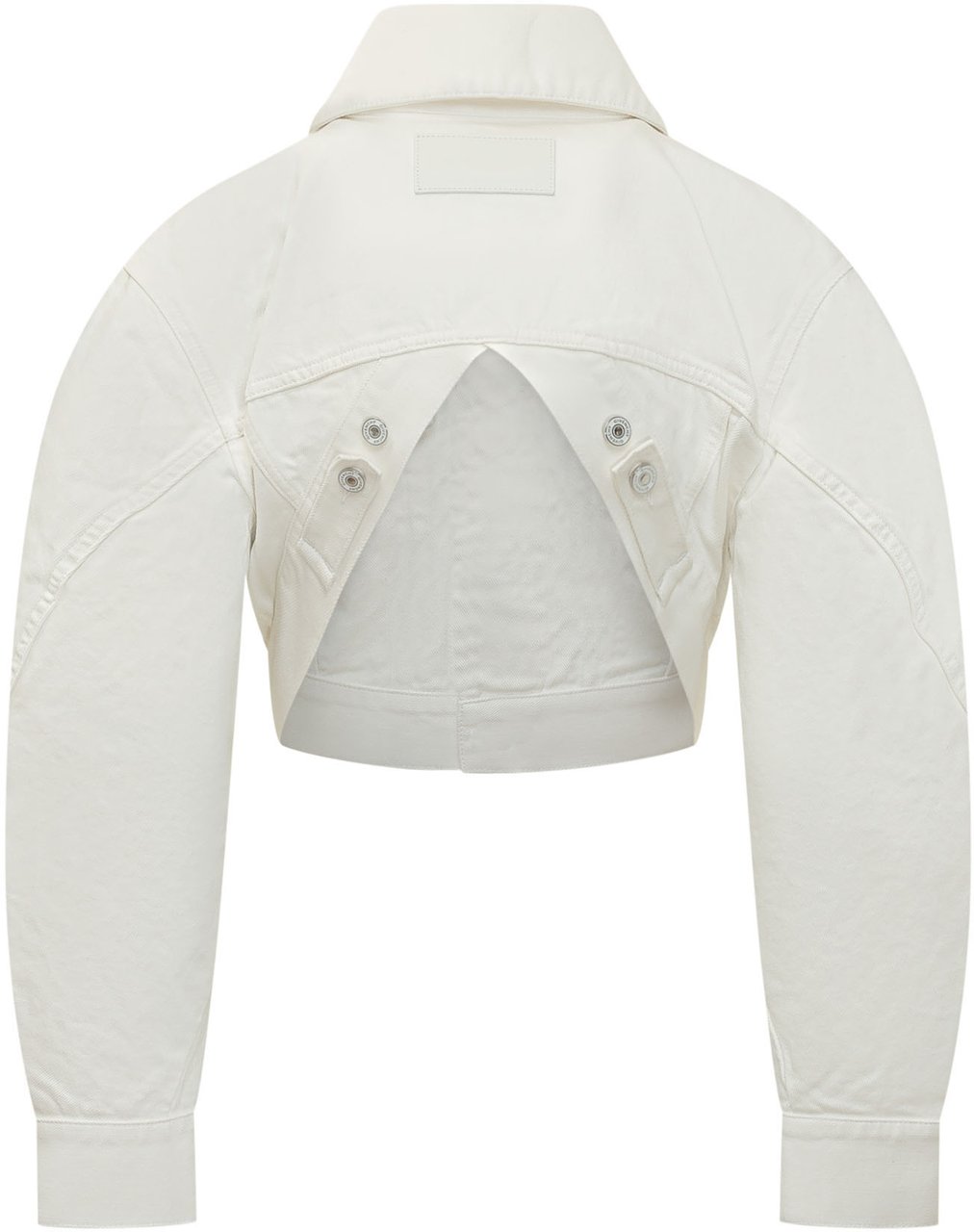 Givenchy Giacca Denim Cropped con Tasche e Bottoni Wit