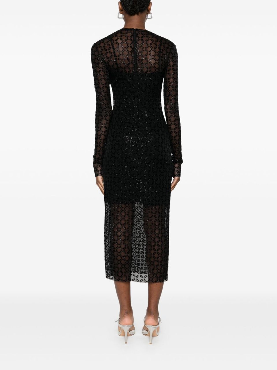 Givenchy Dresses Black/Silver Zwart