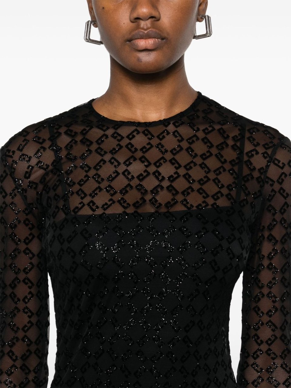 Givenchy Dresses Black/Silver Zwart