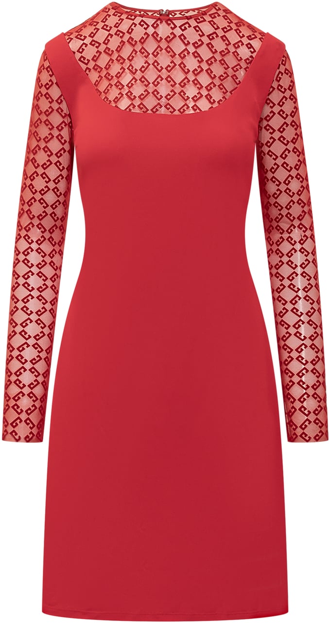 Givenchy Dress con Motivo Monogram 72 Rood