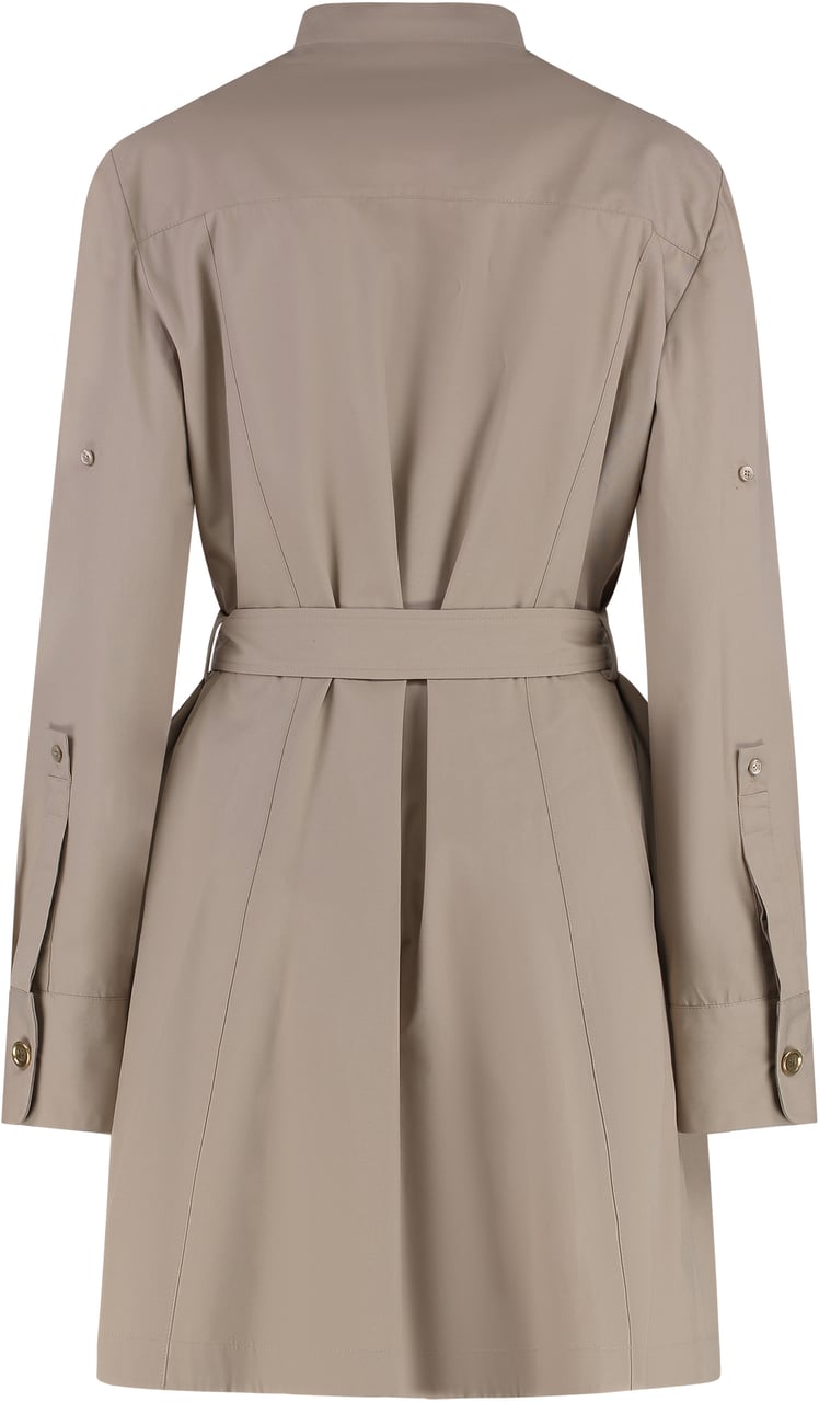 Givenchy Safari poplin mini dress Grijs