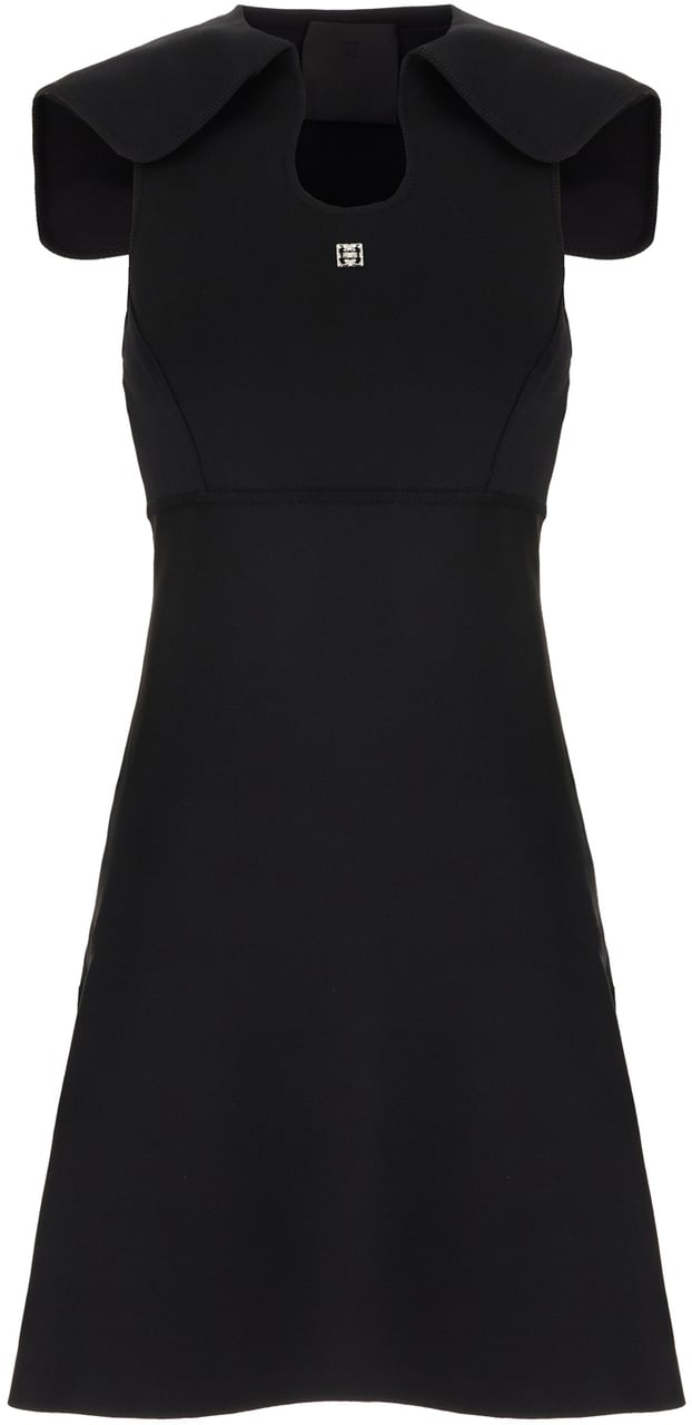 Givenchy Givenchy Black stretch viscose blend dress Zwart