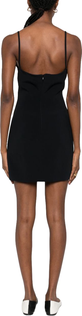 Givenchy Silk-Nylon Blend Mini Dress Zwart