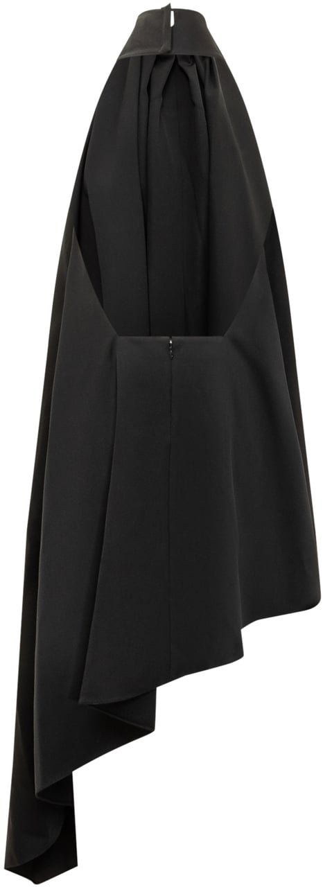 Givenchy Givenchy Top Asimmetrico Nero Zwart