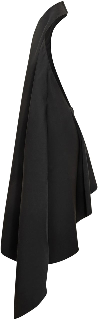 Givenchy Givenchy Top Asimmetrico Nero Zwart