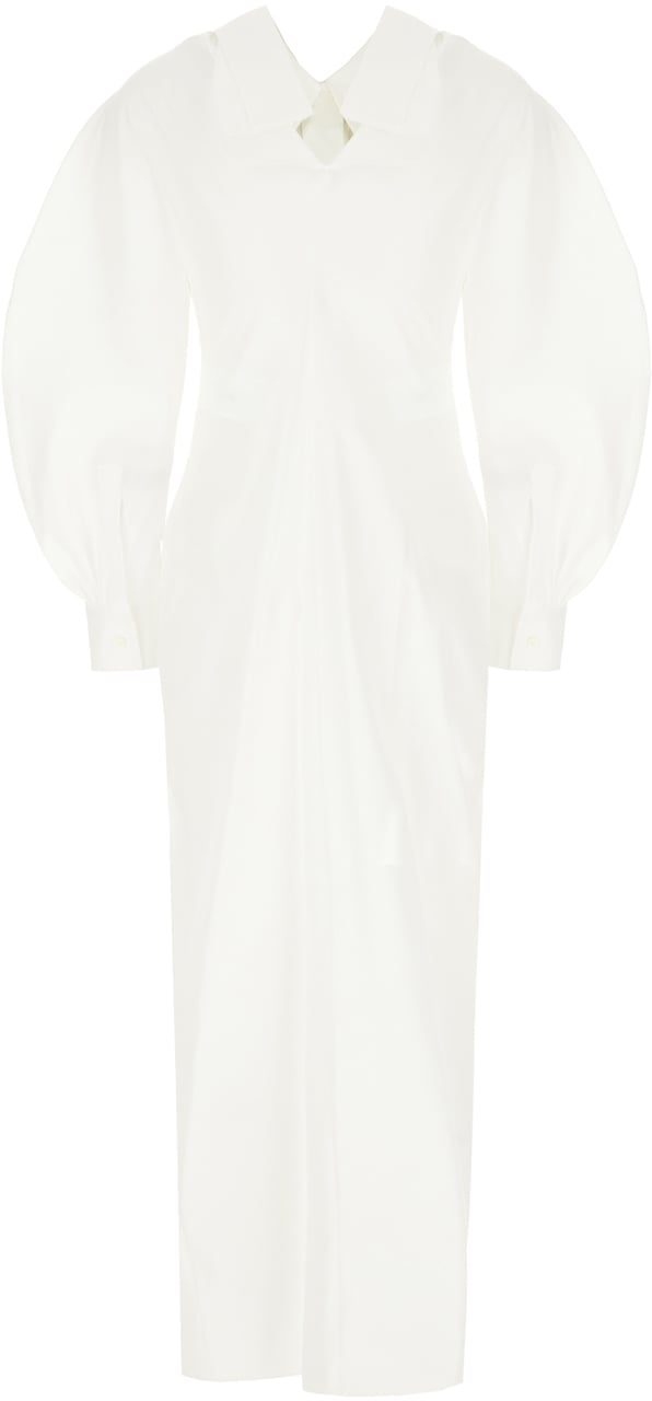 Givenchy Givenchy White poplin shirt dress Wit