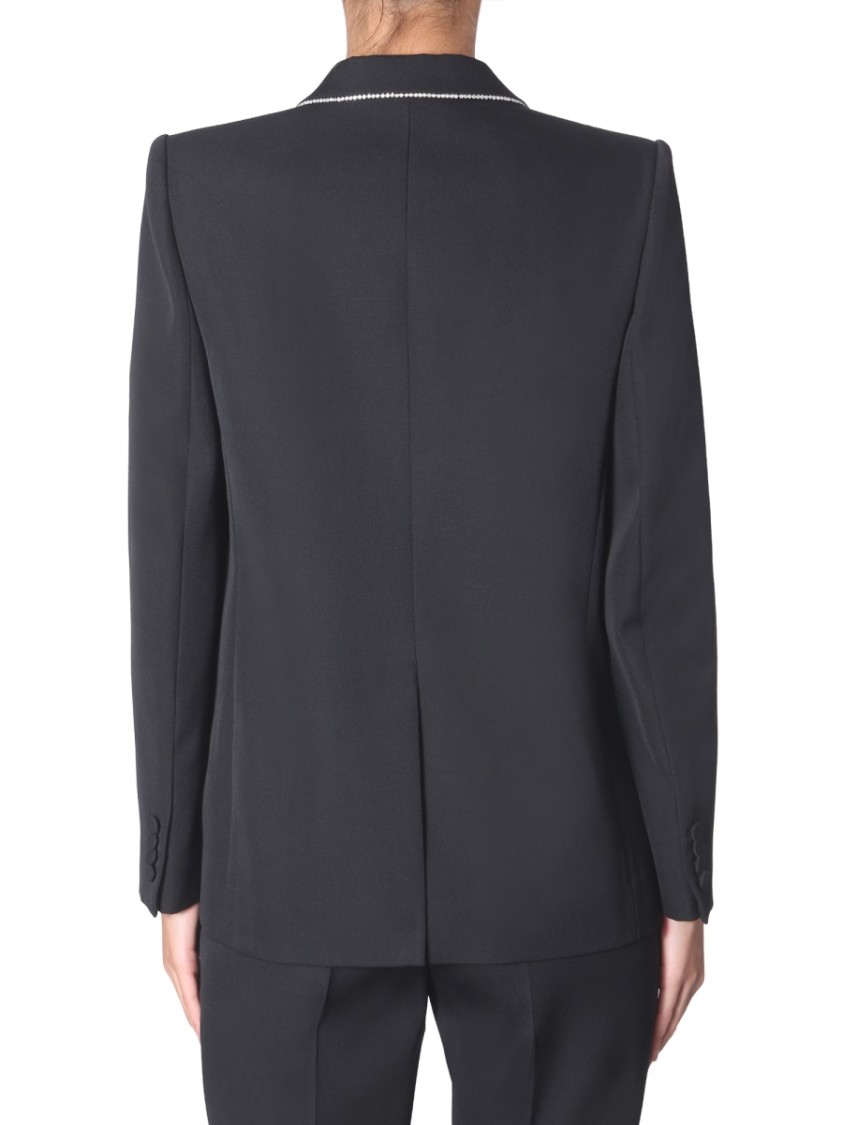 Givenchy Tailored Wool Blazer With Strass Detail Zwart