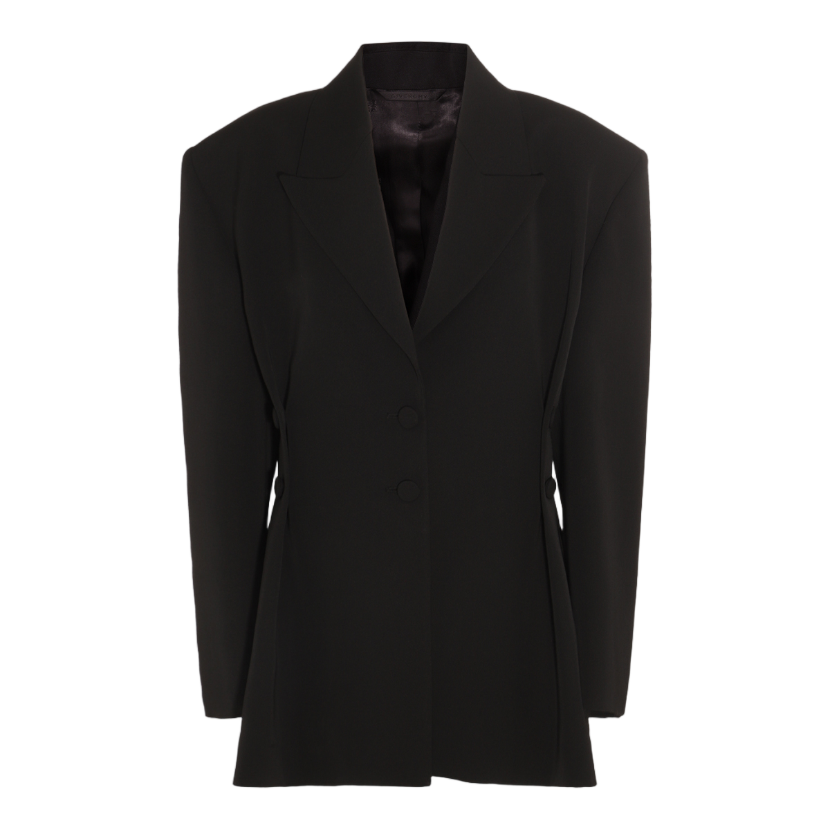 Givenchy Structured Black Blazer with Tailored Silhouette Zwart