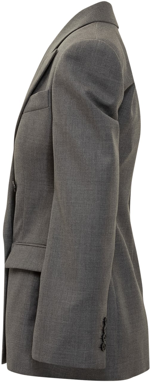 Givenchy Givenchy Giacca Doppiopetto Grigia Grijs