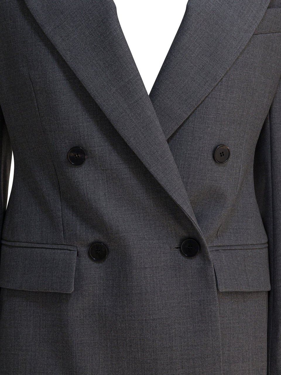 Givenchy Double-breasted wool blazer Grijs