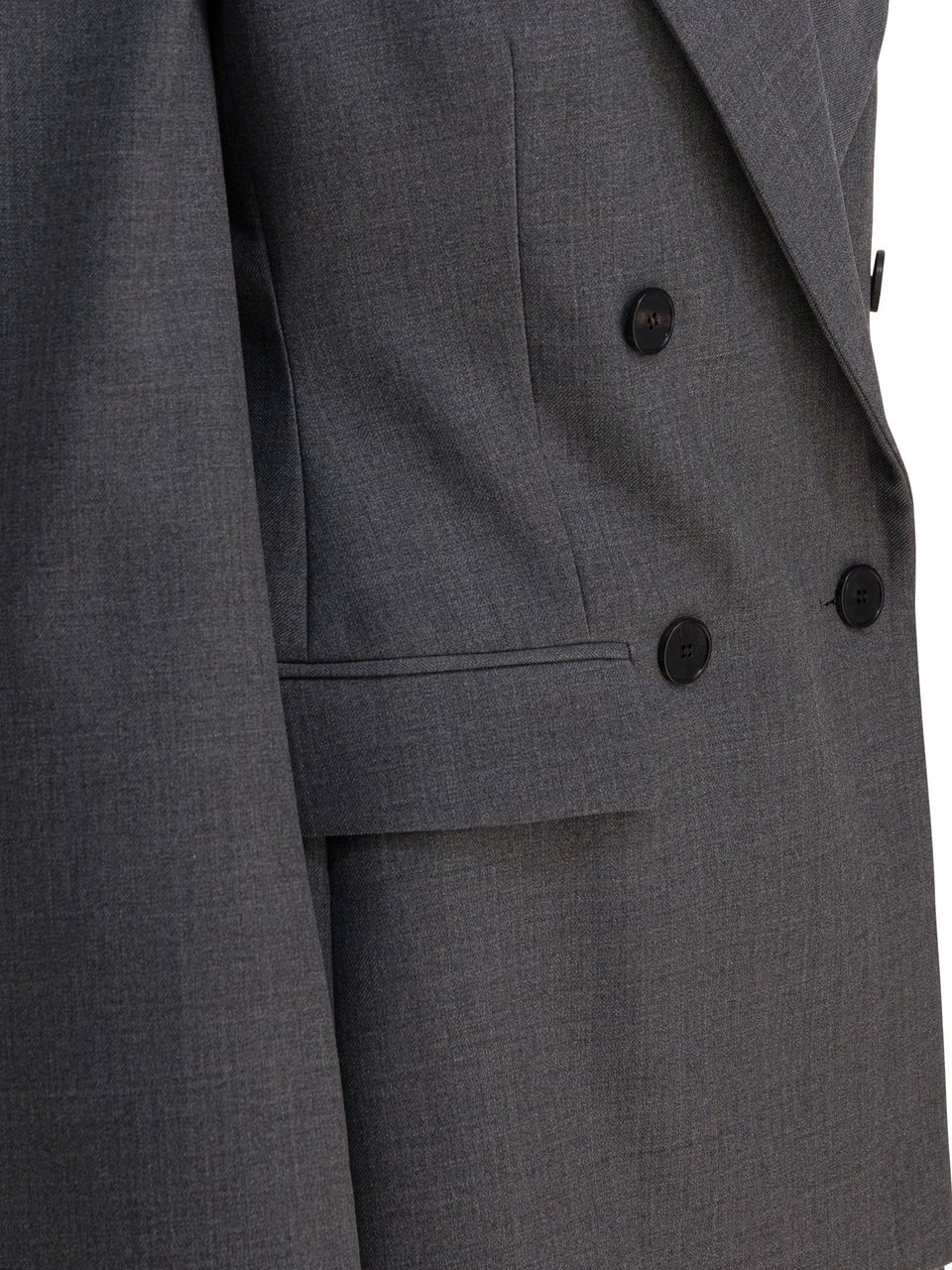 Givenchy Double-breasted wool blazer Grijs