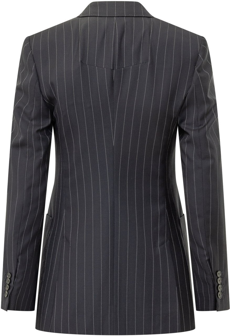 Givenchy DOUBLE BREASTED JKT Donkergrijs