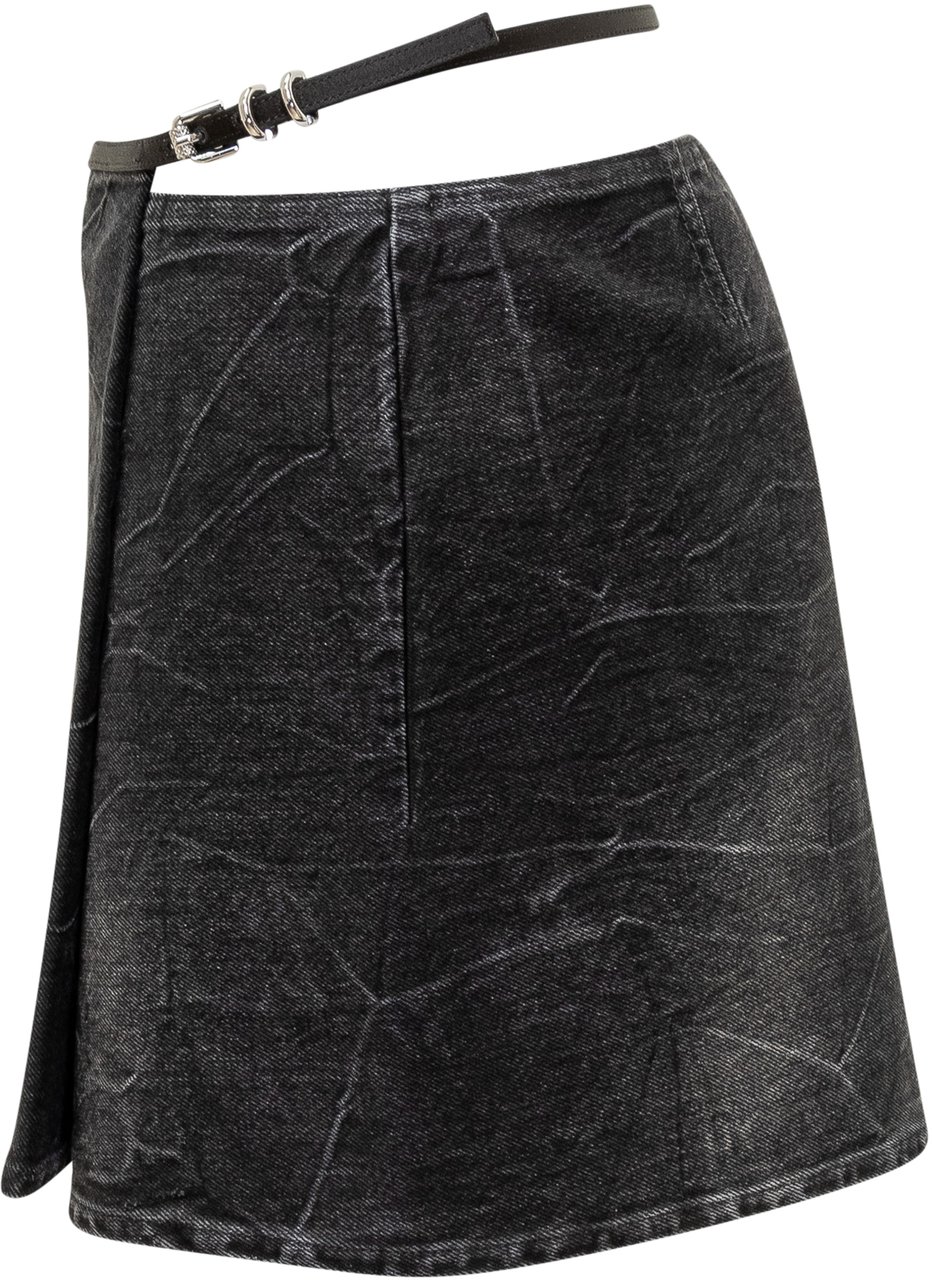Givenchy Minigonna in Jeans Zwart