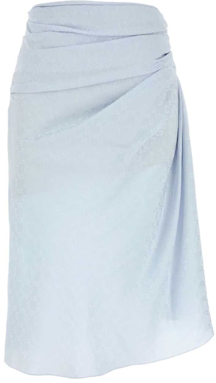Givenchy Mid-Length Draped Skirt Wit