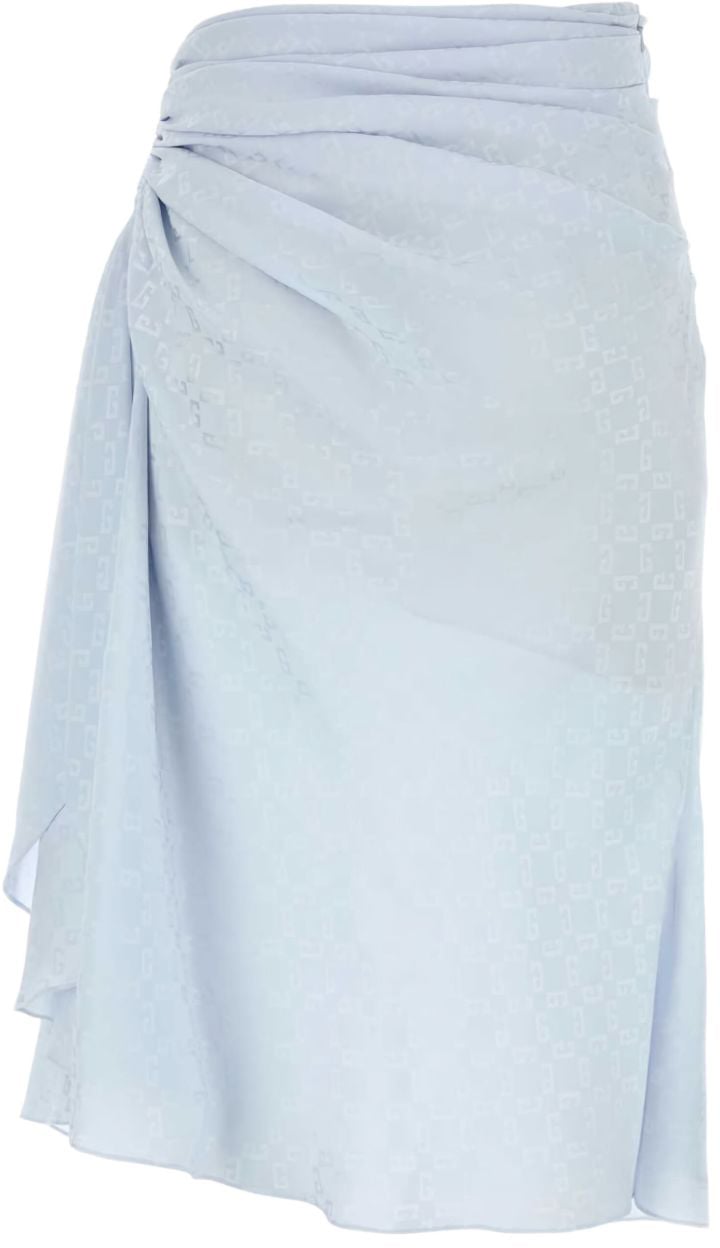 Givenchy Mid-Length Draped Skirt Wit