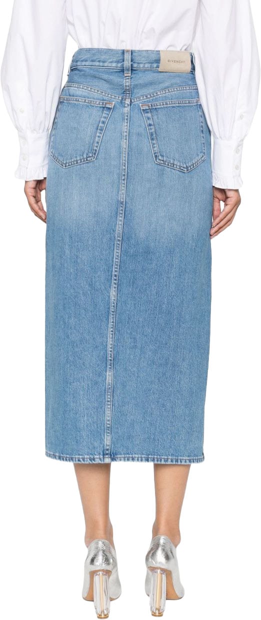 Givenchy Skirts Bleu Moyen Blauw