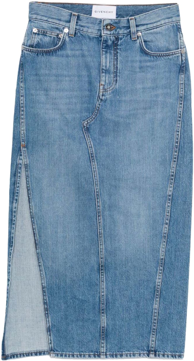 Givenchy Skirts Bleu Moyen Blauw