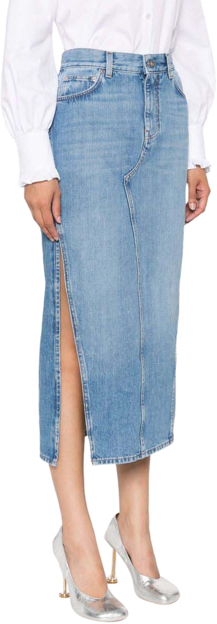 Givenchy Skirts Bleu Moyen Blauw