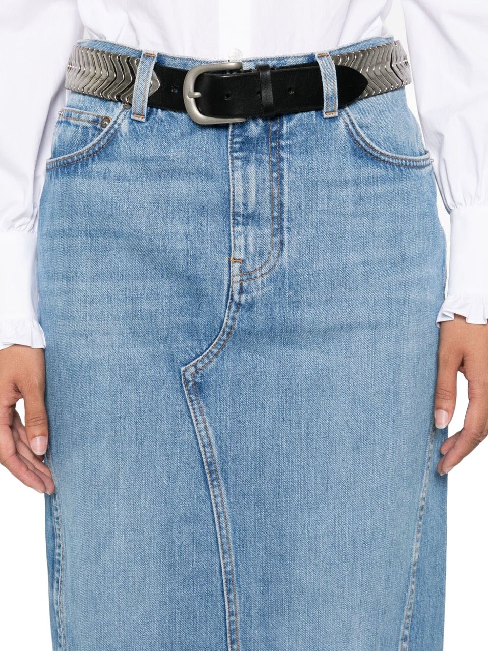 Givenchy Skirts Bleu Moyen Blauw