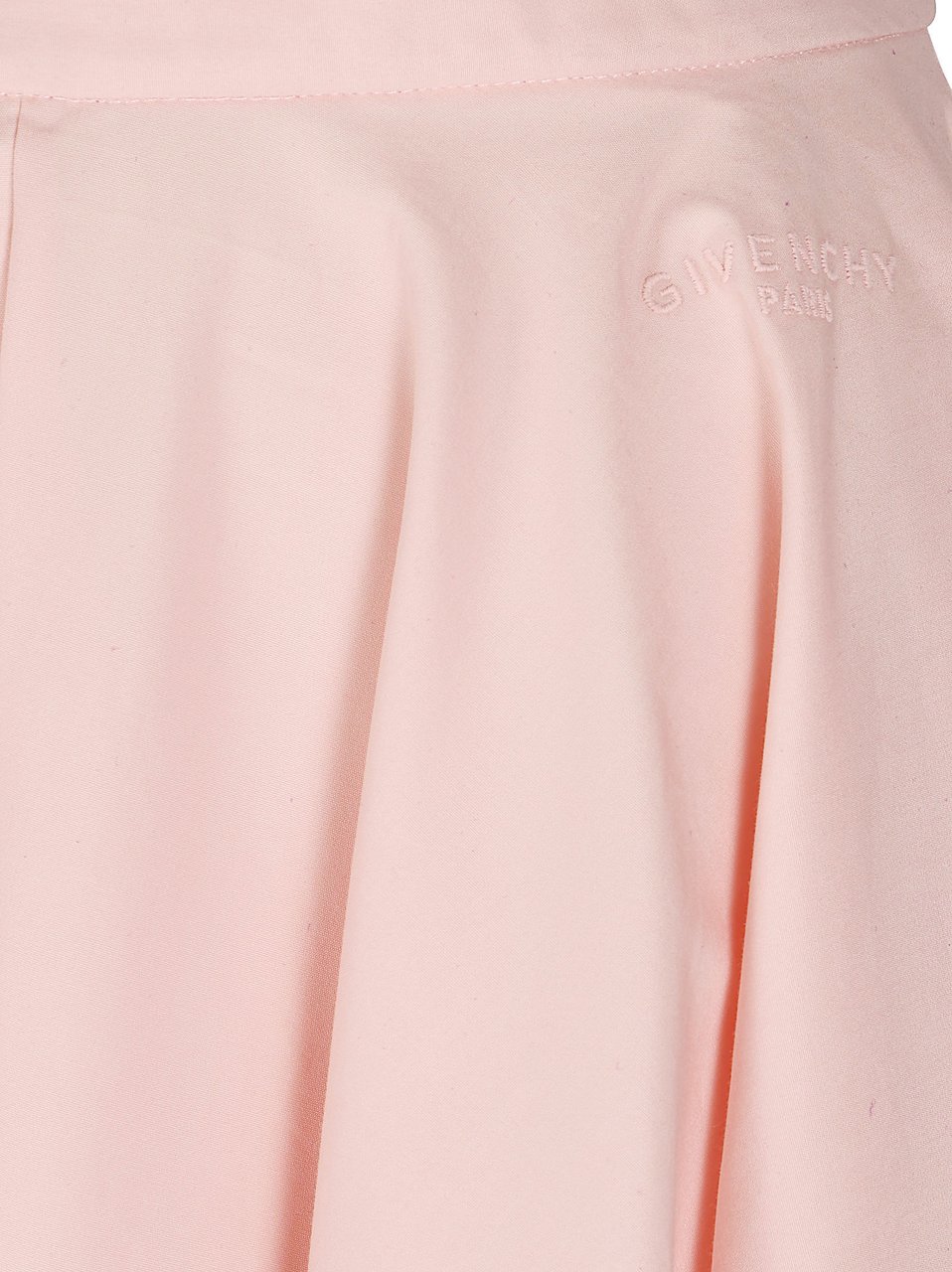Givenchy Voluminous Flared Midi Skirt with Concealed Zipper Neutraal
