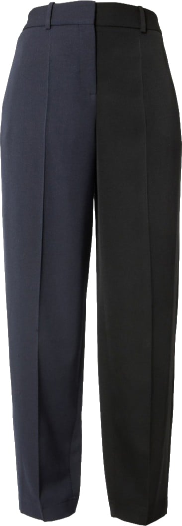 Givenchy Two-Tone Tailored Pants With Concealed Closure Zwart