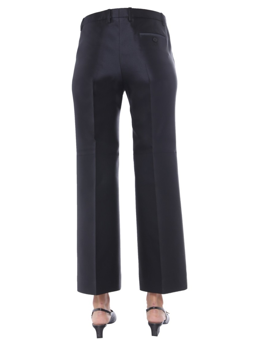 Givenchy Tailored Wide-Leg Pants With Front Zipper Zwart