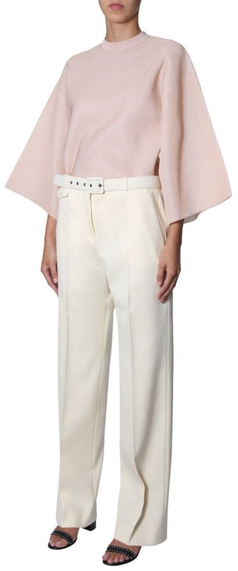 Givenchy High-Waisted Tailored Pants With Matching Belt Wit