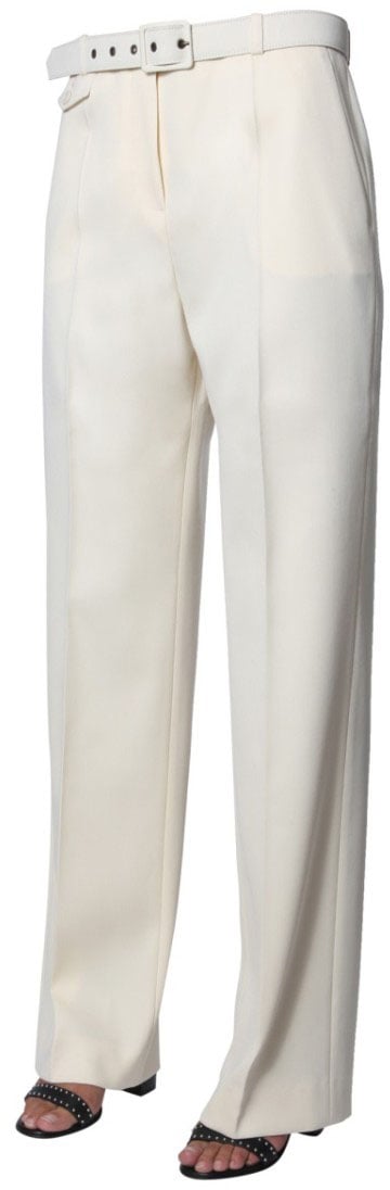 Givenchy High-Waisted Tailored Pants With Matching Belt Wit