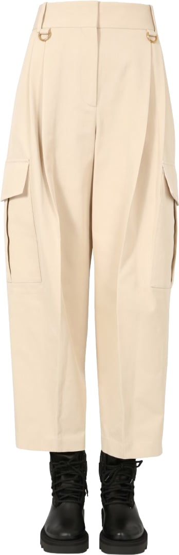 Givenchy High-Waisted Cargo Pants With Flap Pockets Neutraal