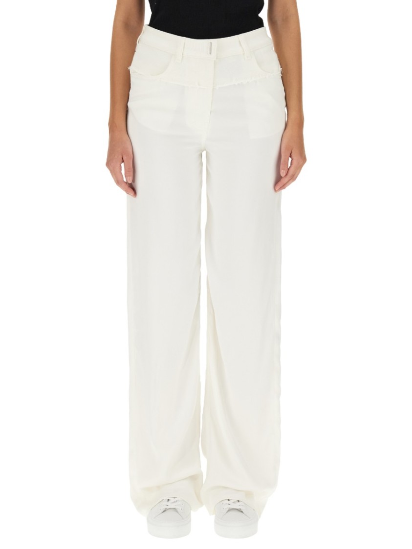 Givenchy Oversized Denim Jeans Wit