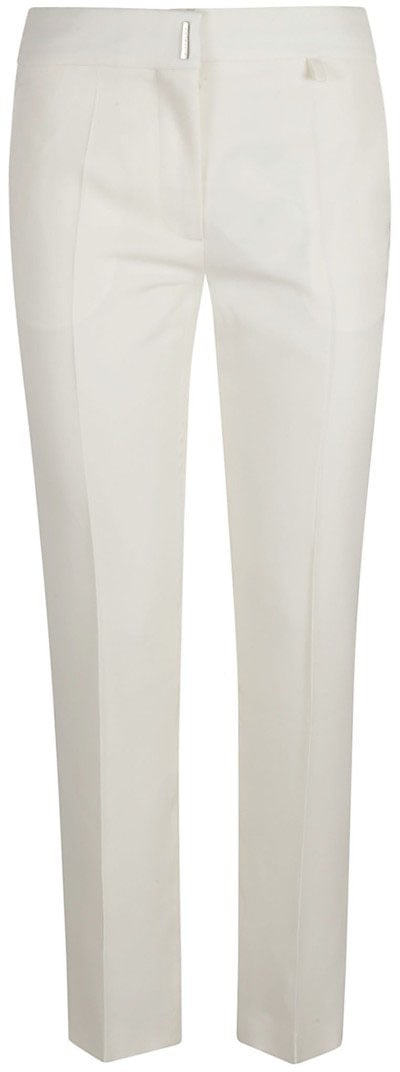 Givenchy Tailored White Trousers With Straight-Leg Silhouette Wit